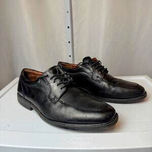 JOHNSTON MURPHY Men's Black Sheepskin Leather J&M Flex (Size 10.5) Waterproof